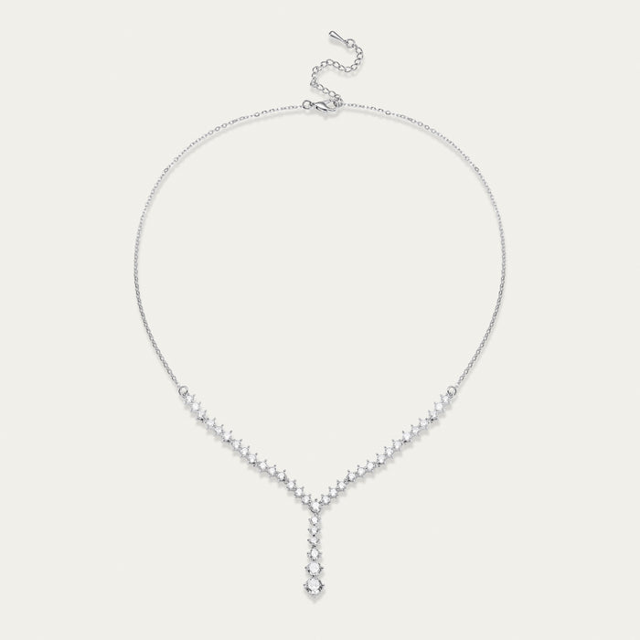 Diamond Solitaire Drop Necklace