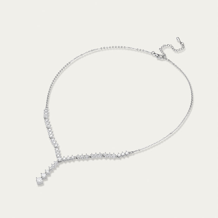 Diamond Solitaire Drop Necklace