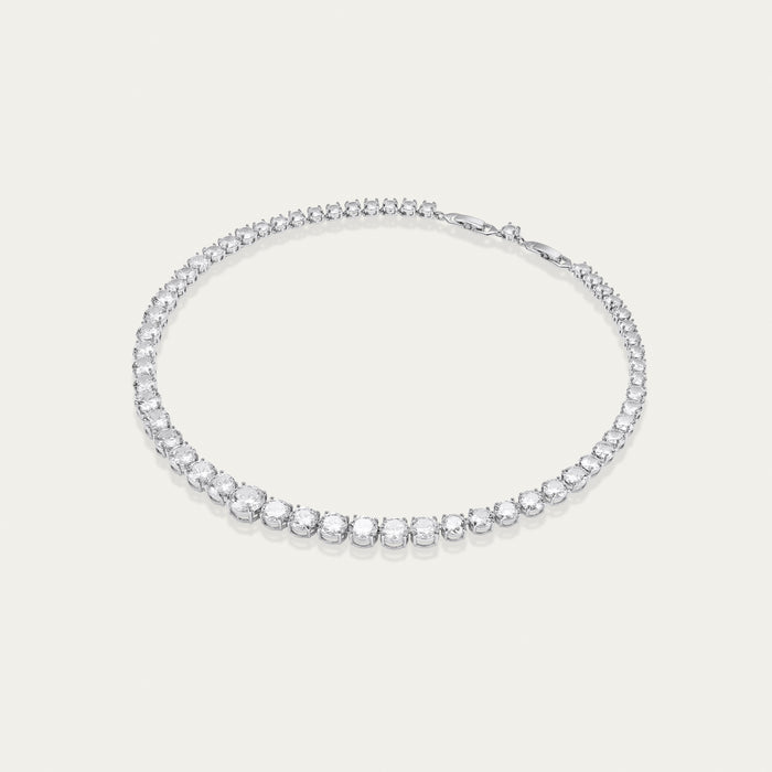 Diamond Tennis Necklace, Round Brilliant