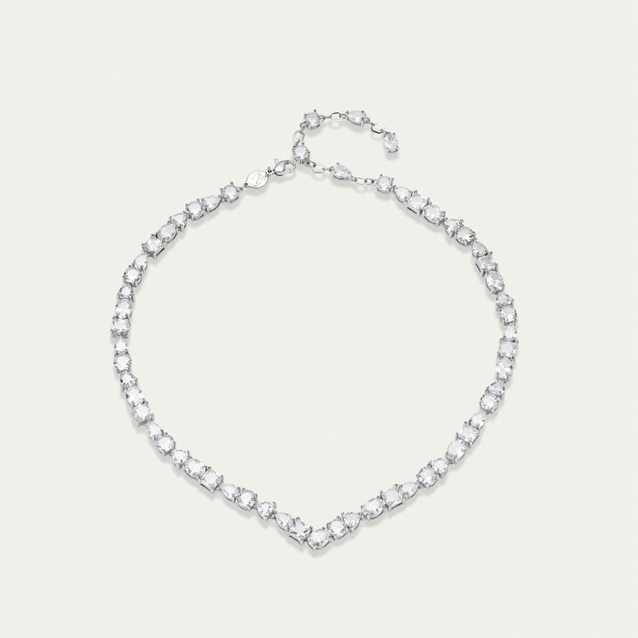 Diamond Graduated Necklace, Pear Cut