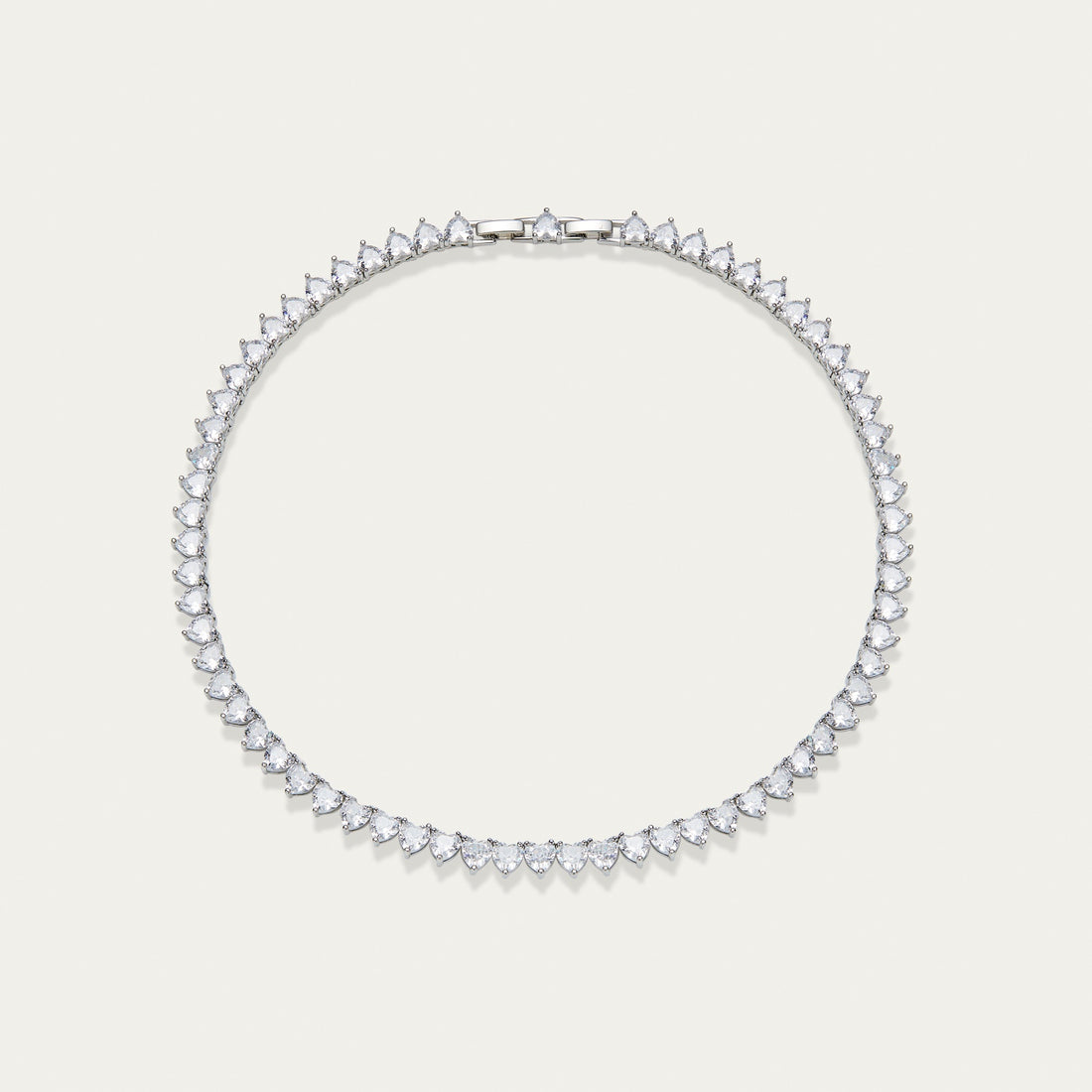 Diamond Collar Necklace, Graduated Pear