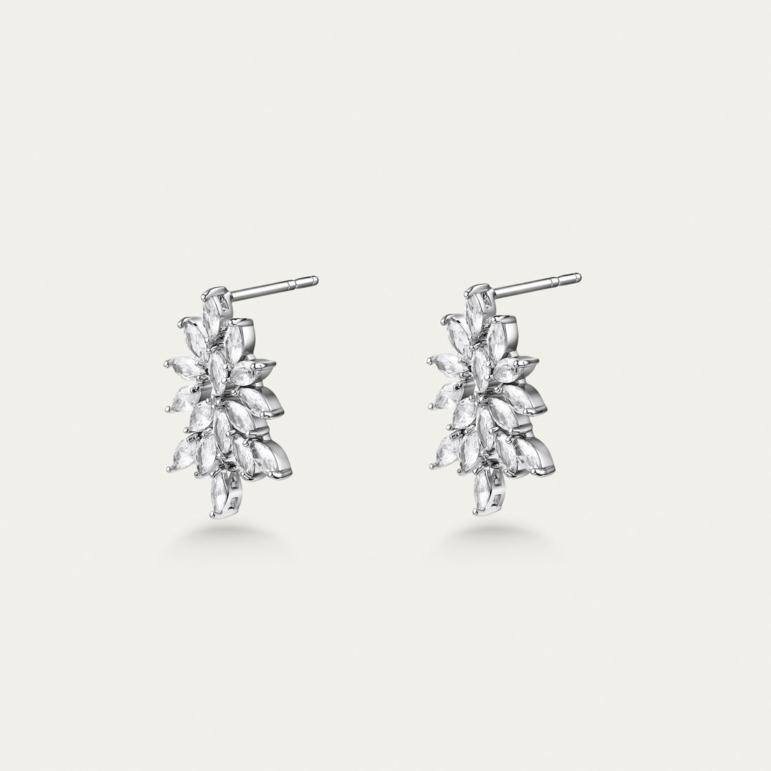 Diamond Starburst Stud Earrings