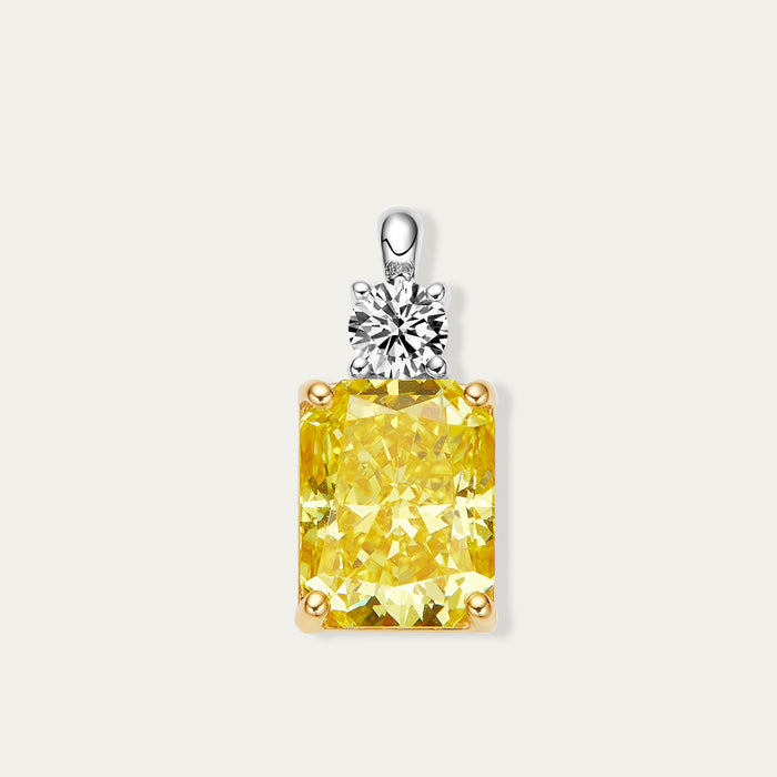 Radiant Cut Diamond Pendant