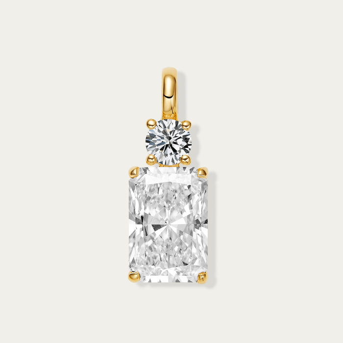 Radiant Cut Diamond Pendant