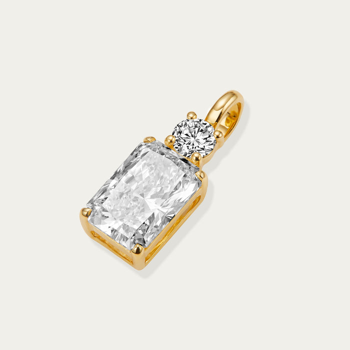 Radiant Cut Diamond Pendant