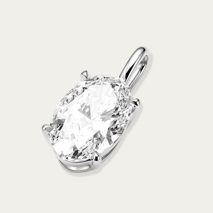 Oval Cut Diamond Pendant