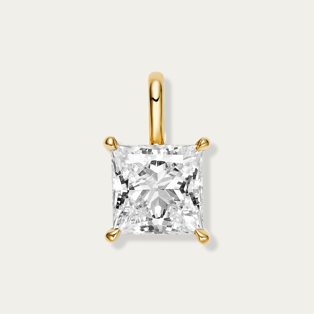 Princess Cut Diamond Pendant
