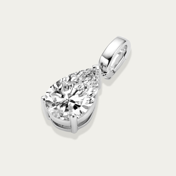 Briolette (Teardrop) Diamond Pendant