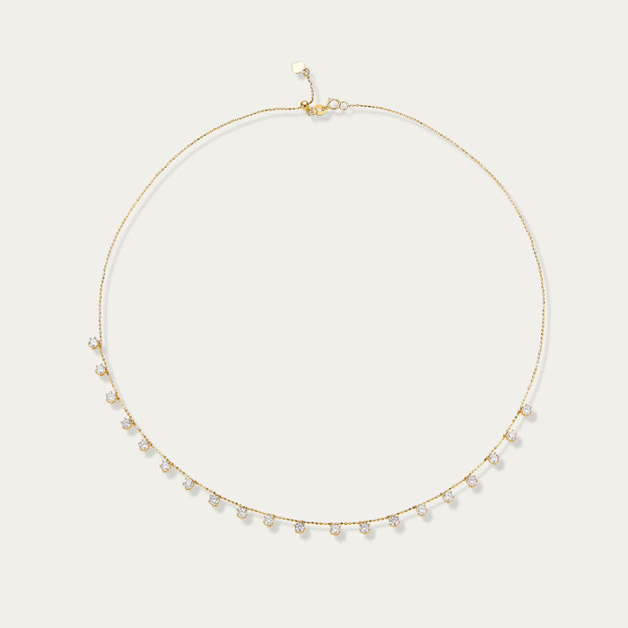 Round Brilliant Diamond Necklace
