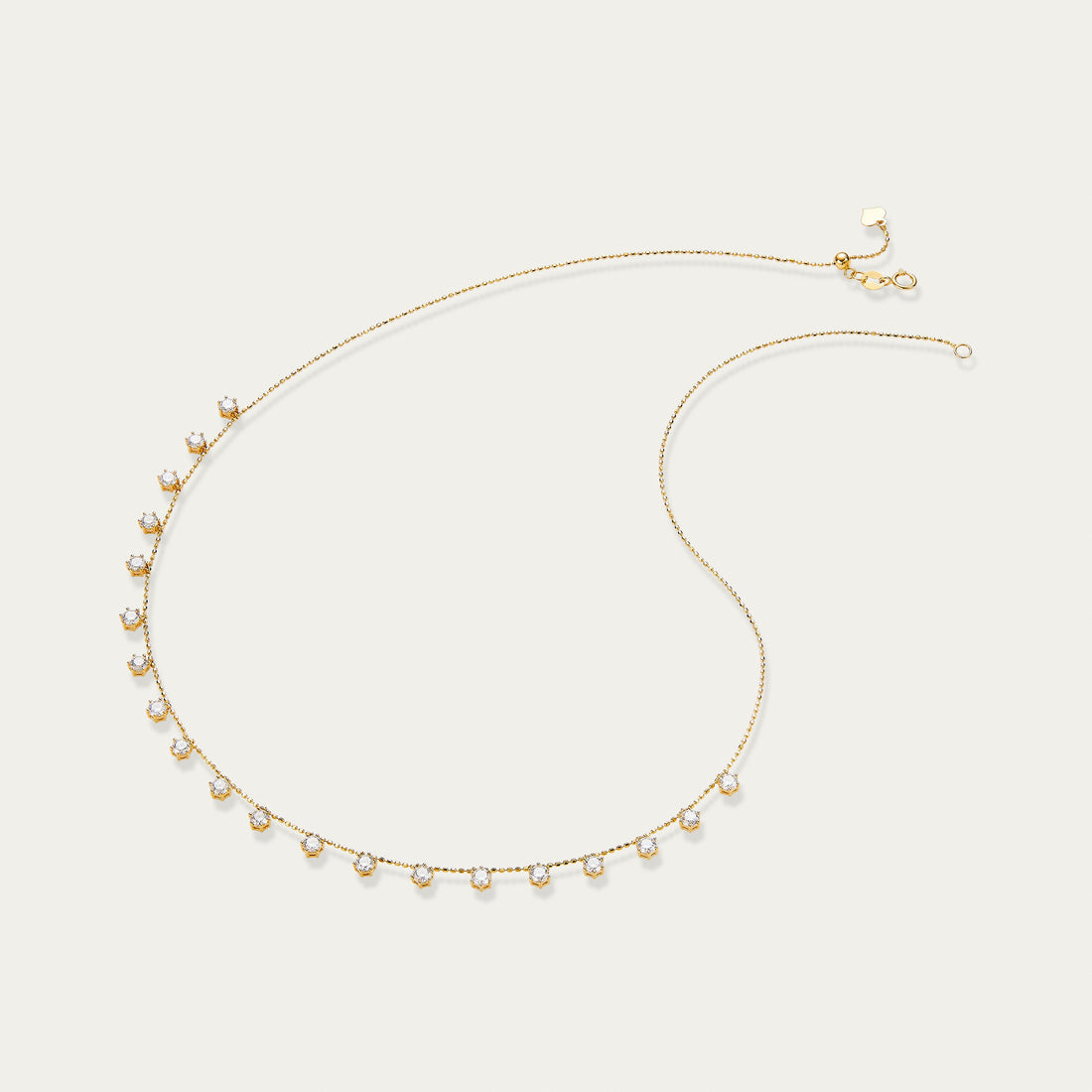 Round Brilliant Diamond Necklace