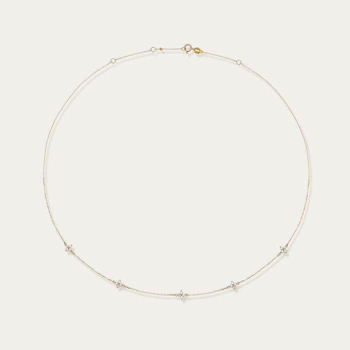 Round Brilliant Diamond Necklace