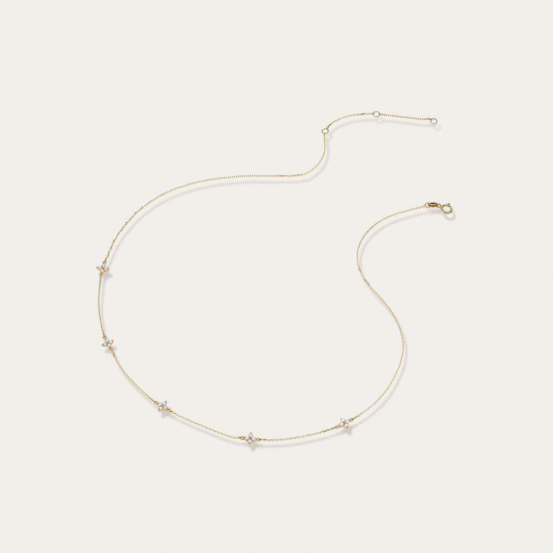 Round Brilliant Diamond Necklace