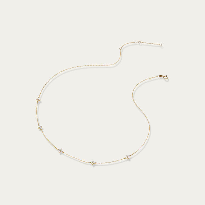Round Brilliant Diamond Necklace