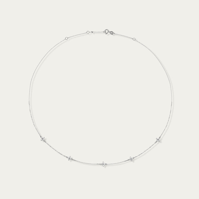 Round Brilliant Diamond Necklace