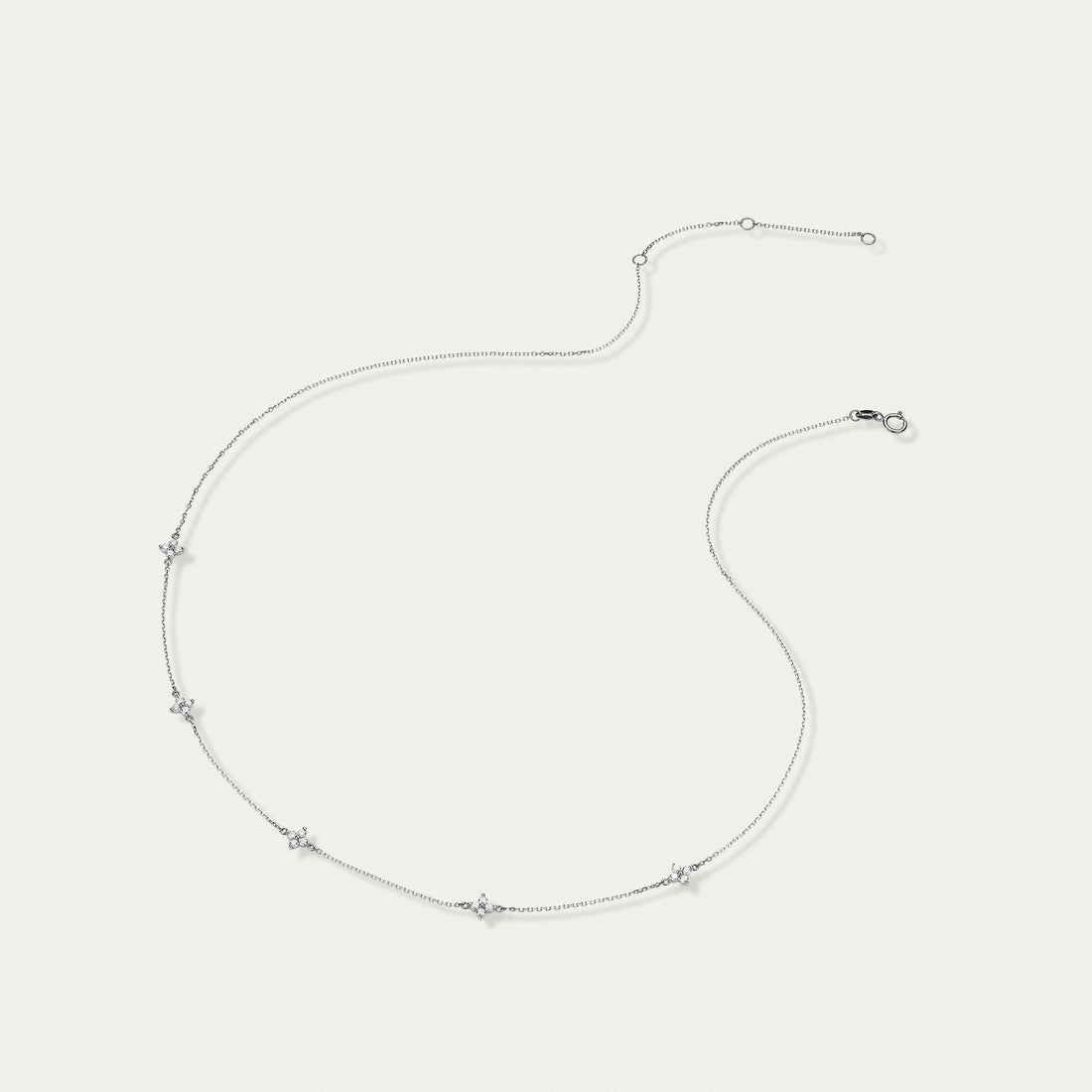 Round Brilliant Diamond Necklace