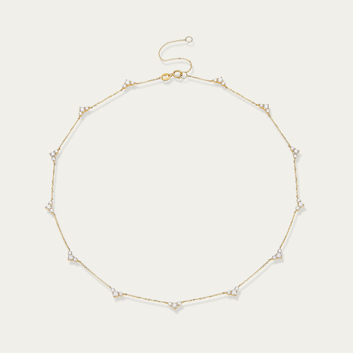 Round Brilliant Diamond Necklace