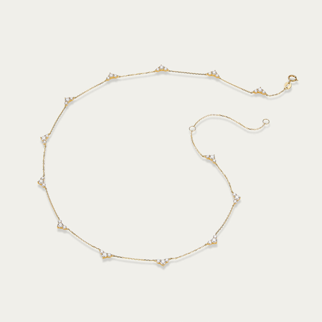 Round Brilliant Diamond Necklace