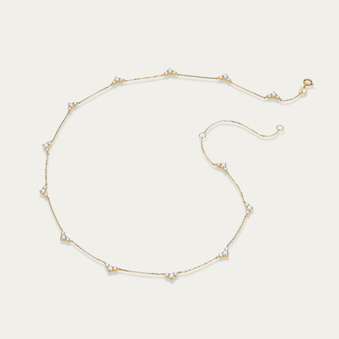 Round Brilliant Diamond Necklace