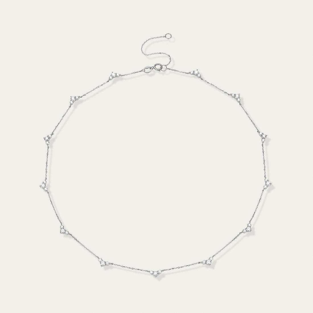 Round Brilliant Diamond Necklace