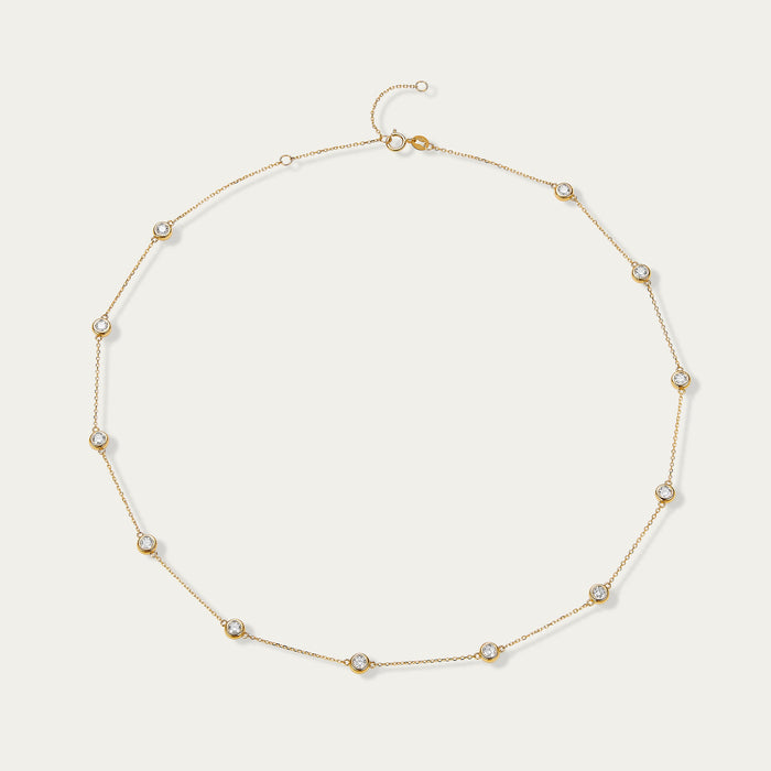 Round Brilliant Diamond Necklace