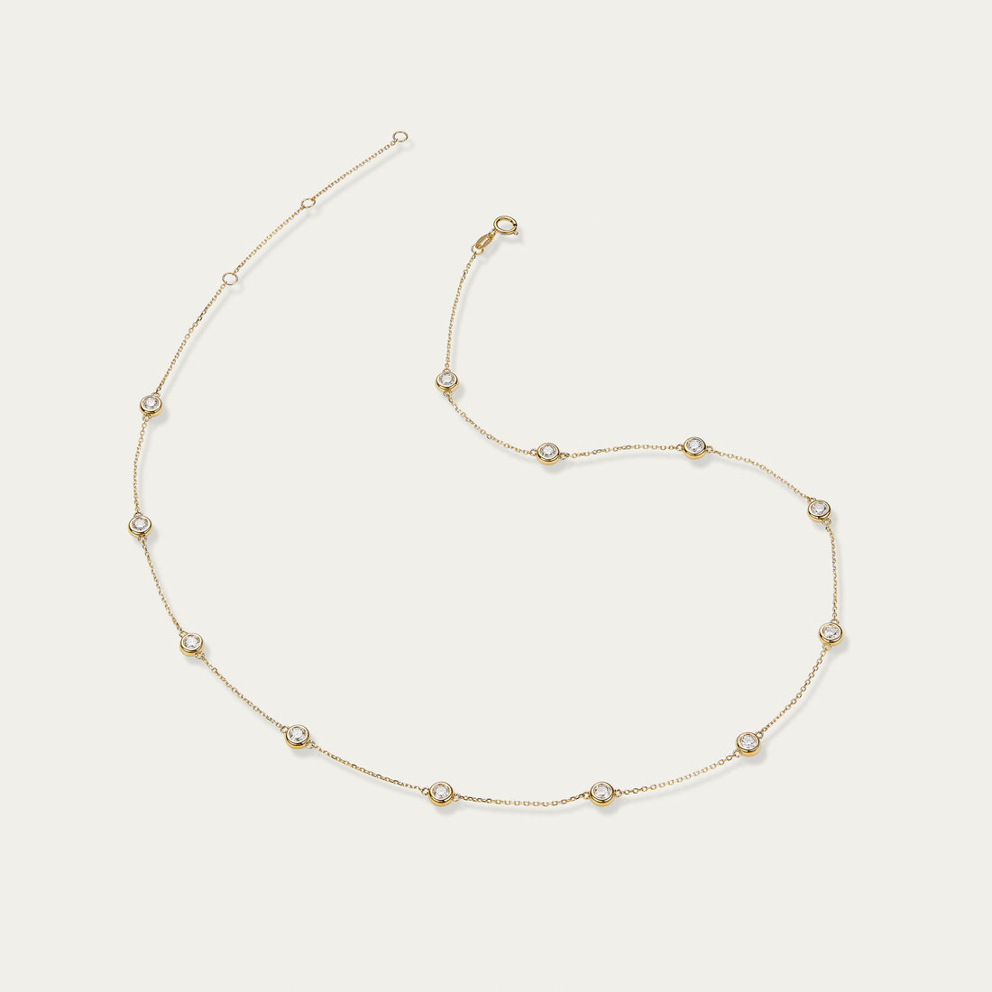 Round Brilliant Diamond Necklace