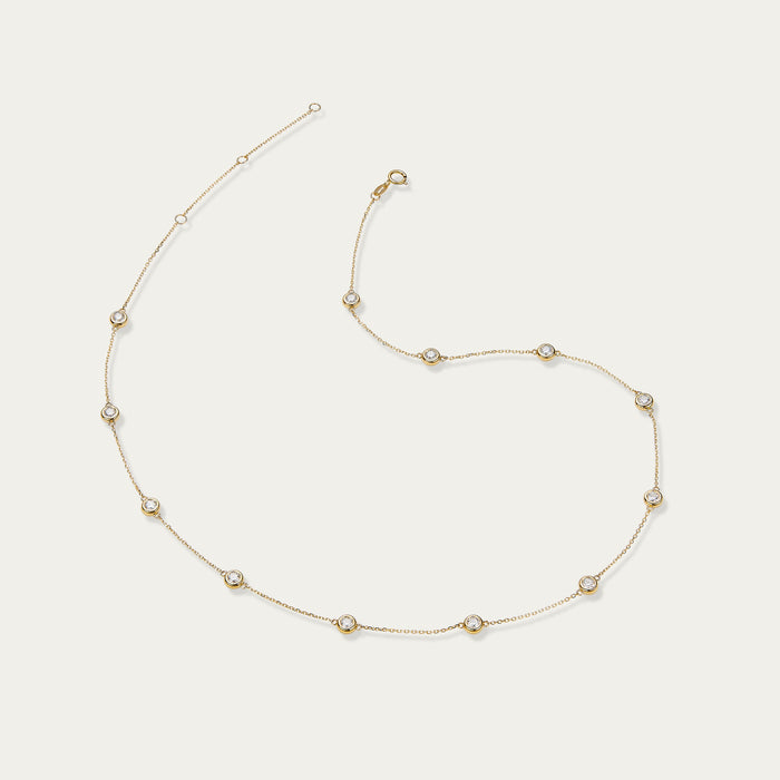 Round Brilliant Diamond Necklace