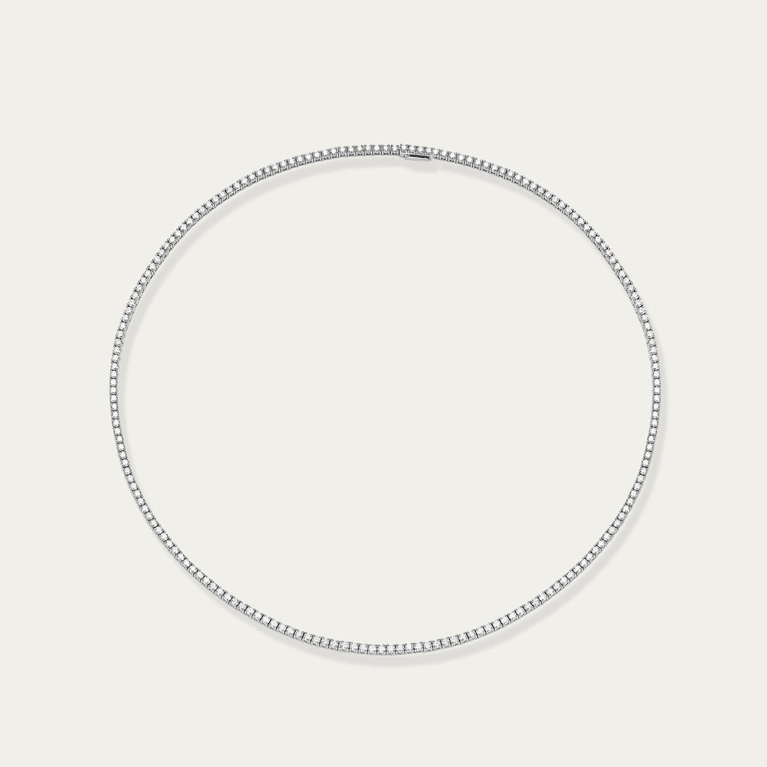 Round Brilliant Diamond Necklace
