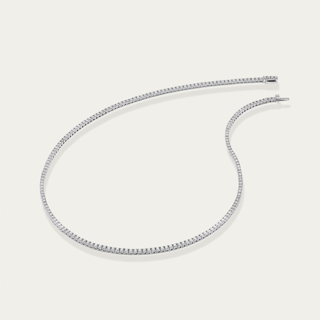 Round Brilliant Diamond Necklace
