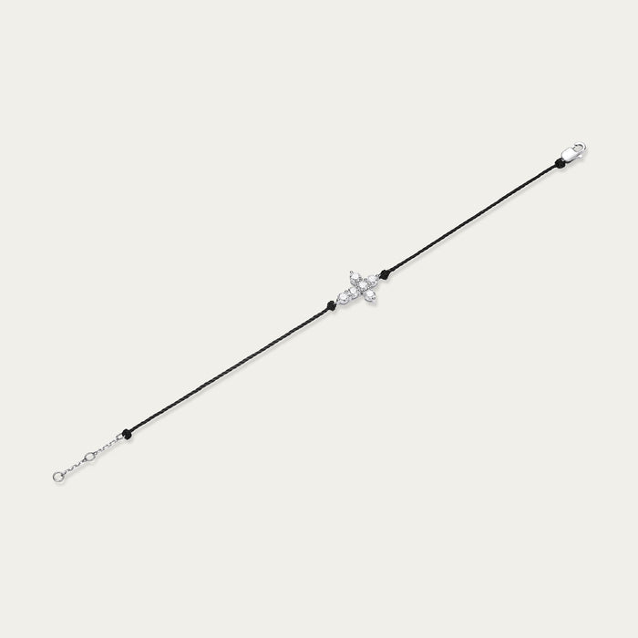 Round brilliant lab-grown diamond bracelet in 18k white gold — 0.67ct, D-F color, VS-VVS clarity, additional view