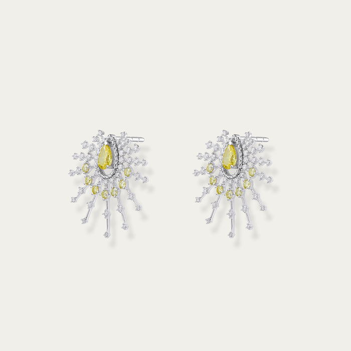 Pear Cut Diamond Earrings