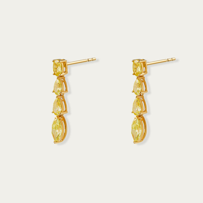 Oval Cut Diamond Earrings