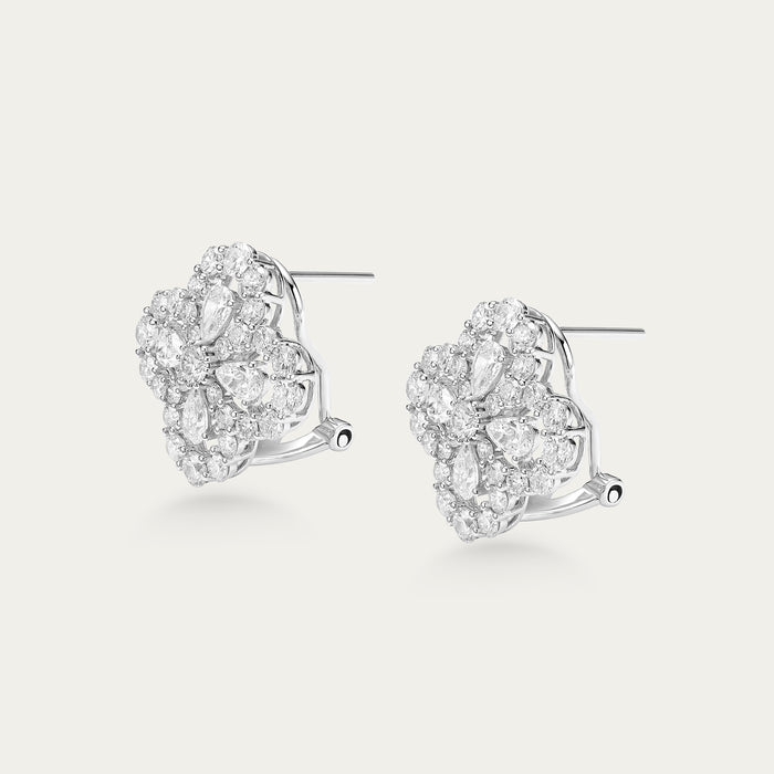 Briolette (Teardrop) Diamond Earrings
