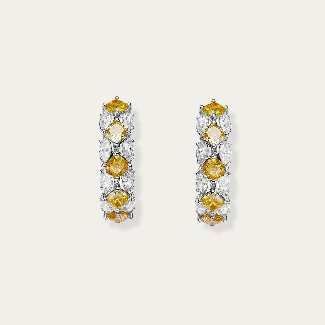 Round Brilliant Diamond Earrings