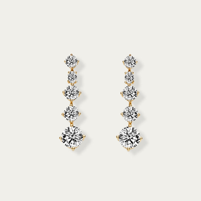 Round Brilliant Diamond Earrings