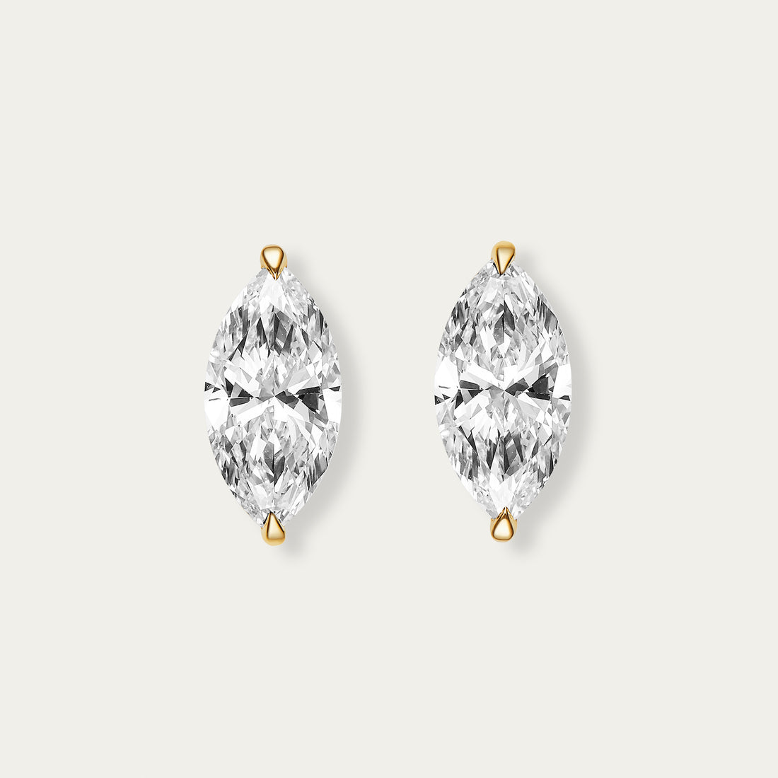 Marquise Cut Diamond Earrings