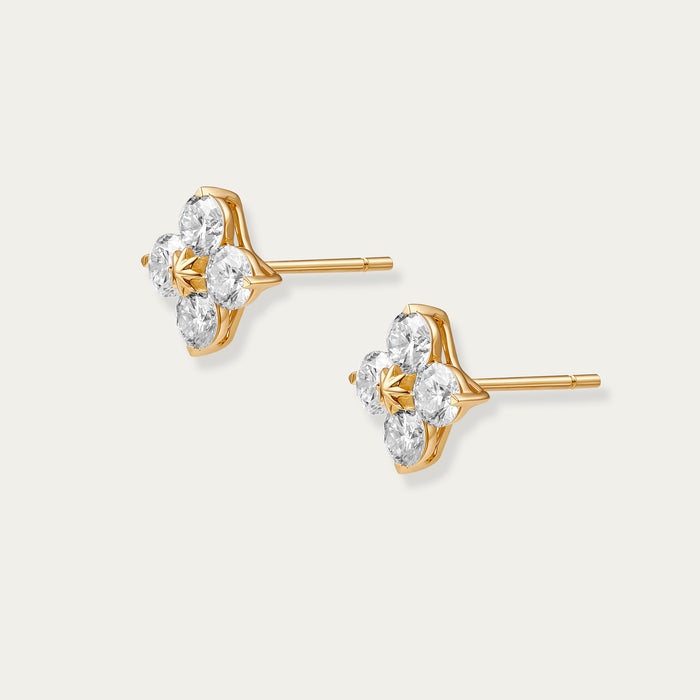 Round Brilliant Diamond Earrings