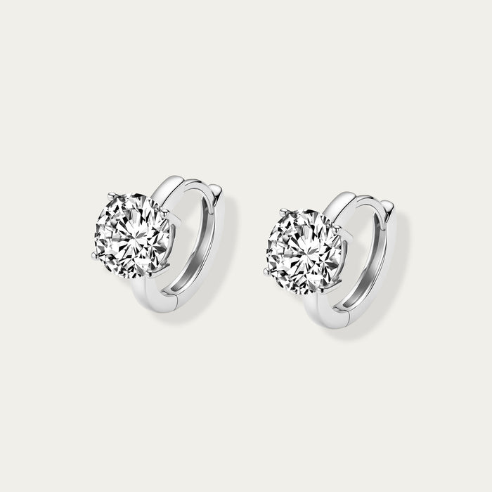 Round Brilliant Diamond Earrings