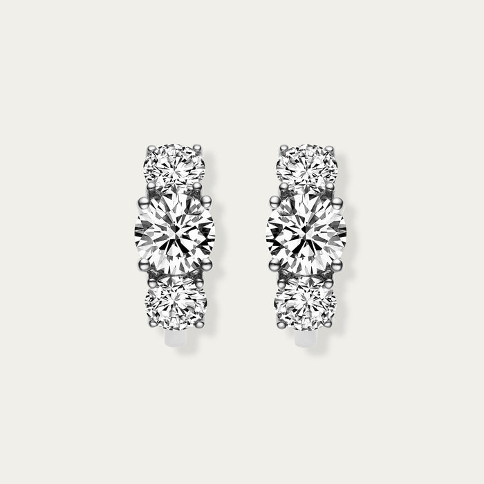 Round Brilliant Diamond Earrings