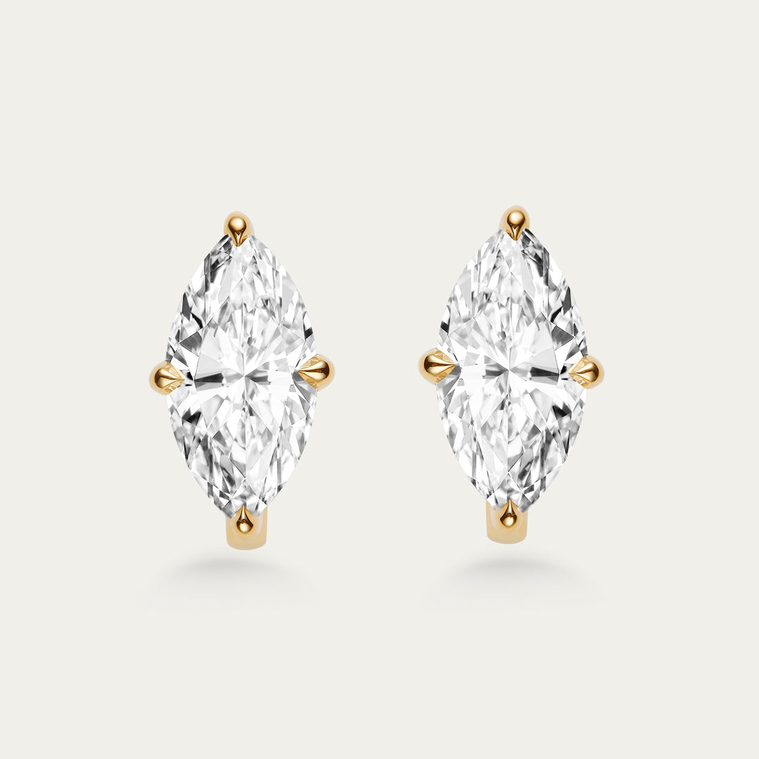 Marquise Cut Diamond Earrings