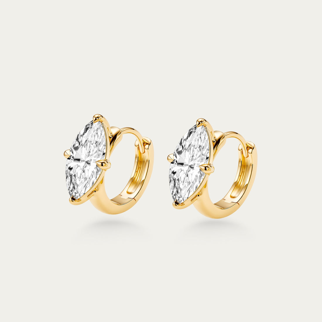 Marquise Cut Diamond Earrings