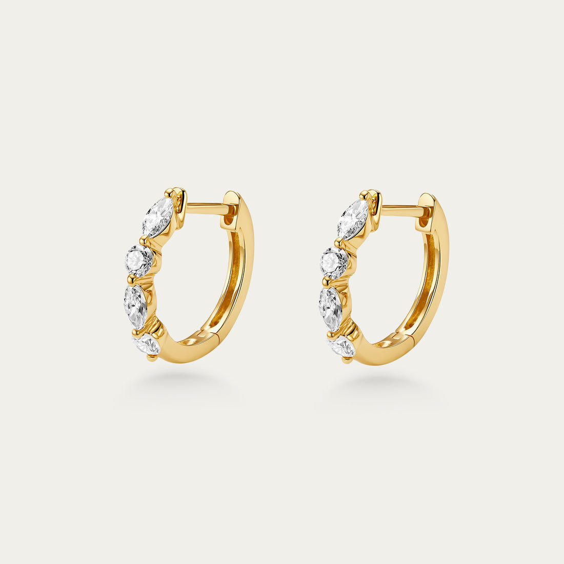 Marquise Cut Diamond Earrings