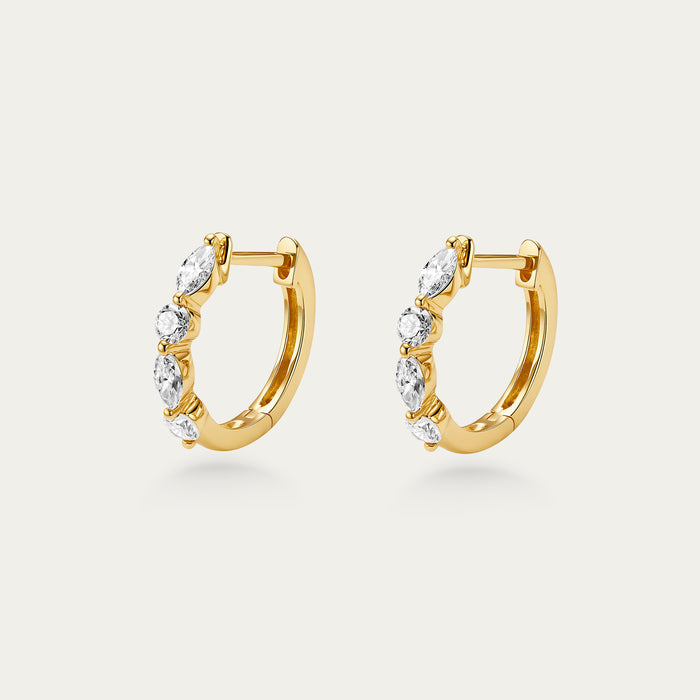 Marquise Cut Diamond Earrings