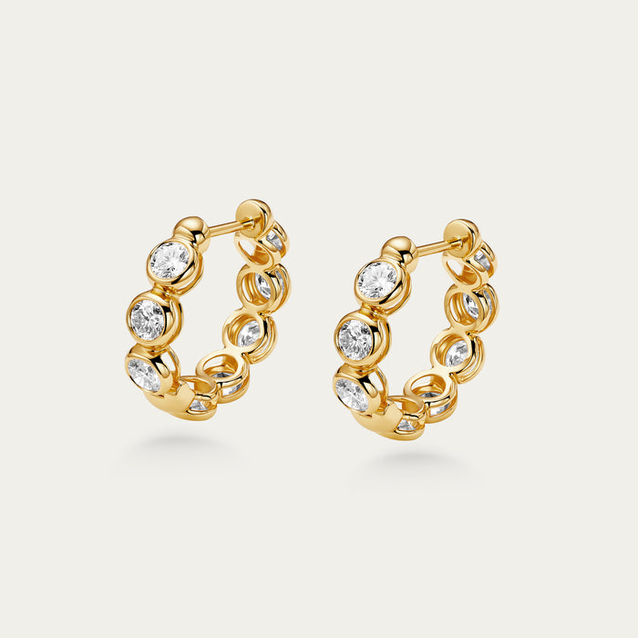 Round Brilliant Diamond Earrings