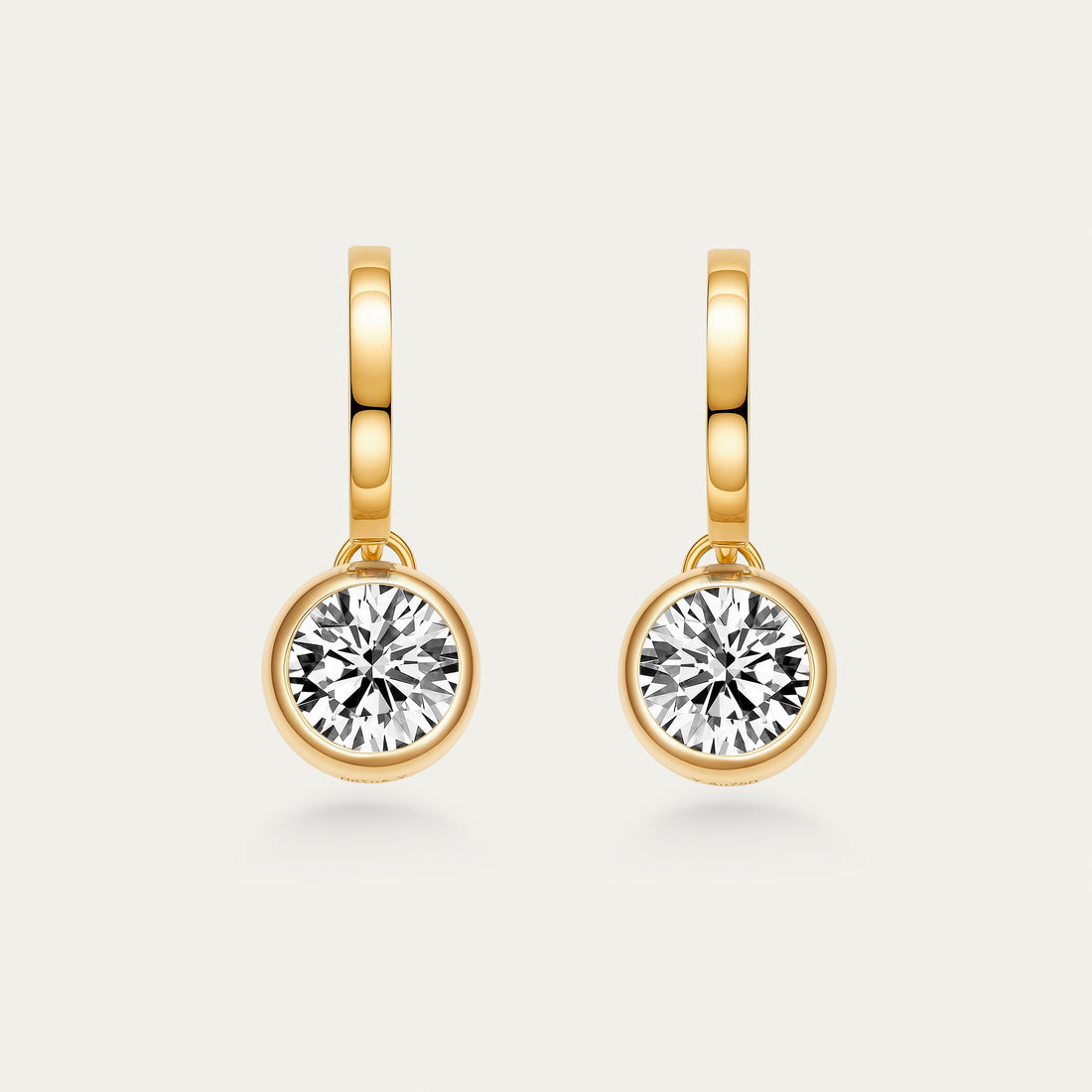 Round Brilliant Diamond Earrings