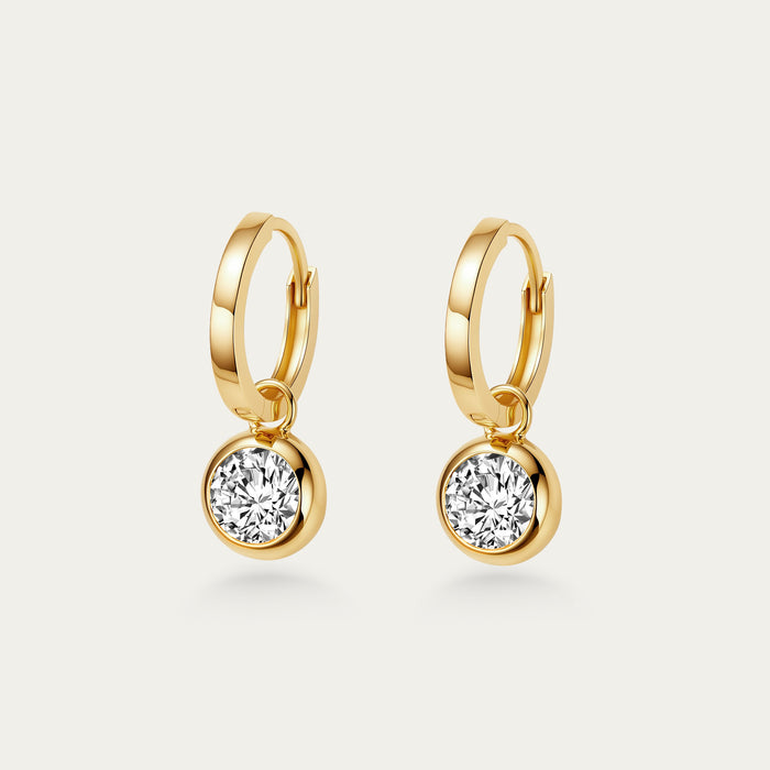 Round Brilliant Diamond Earrings