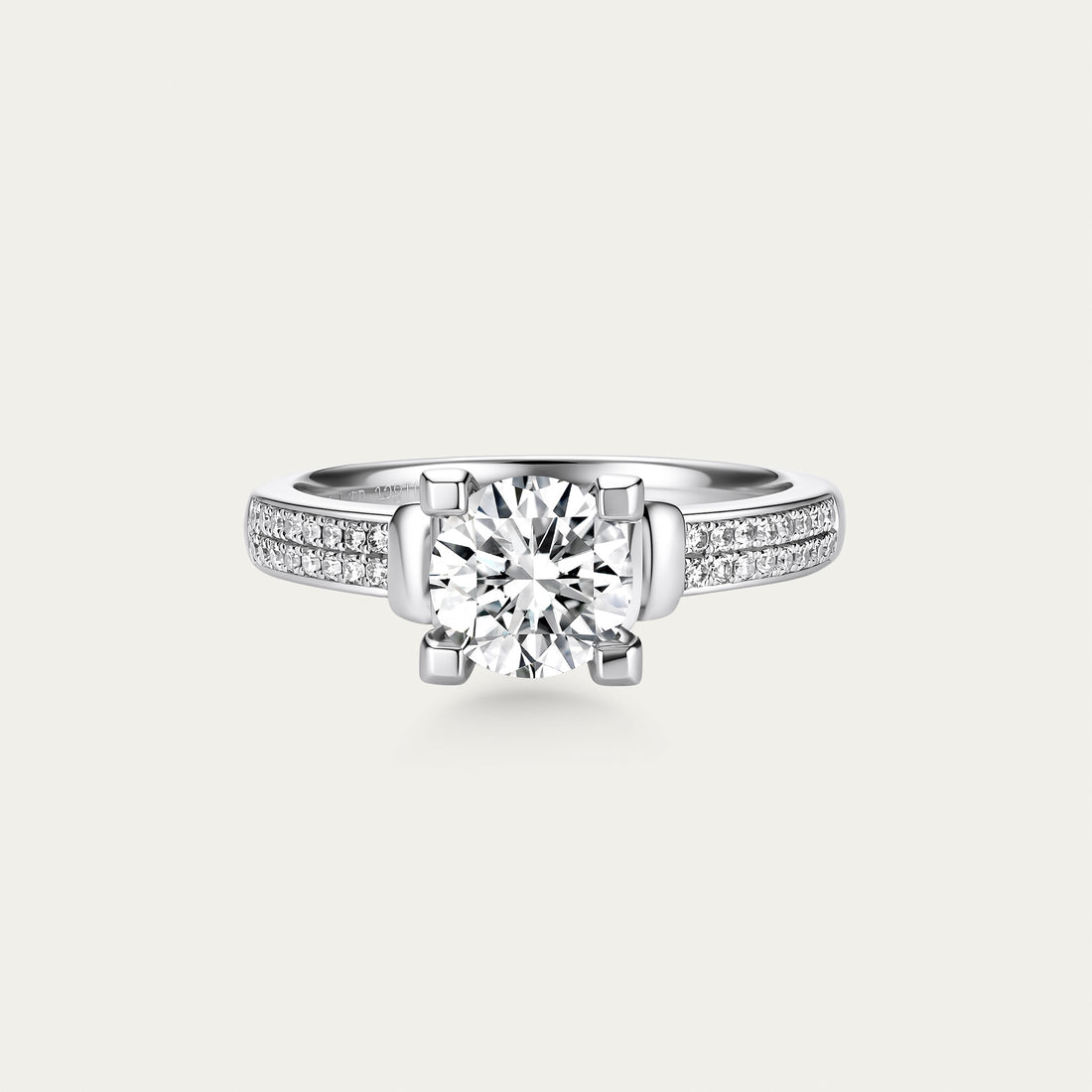 Lab-grown diamond ring — 1.5ct, D-F color, VS-VVS clarity