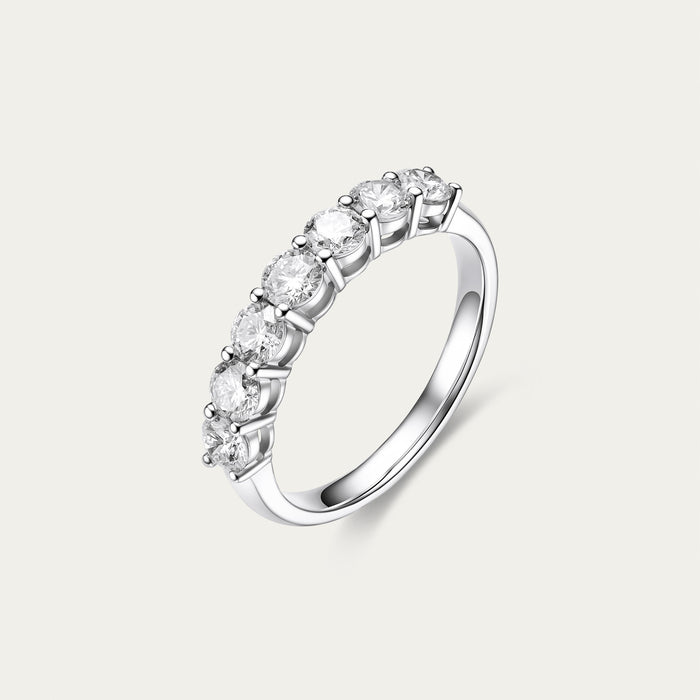 Round brilliant lab-grown diamond ring in 18k yellow gold — 1.73ct, D-F color, VS-VVS clarity, additional view